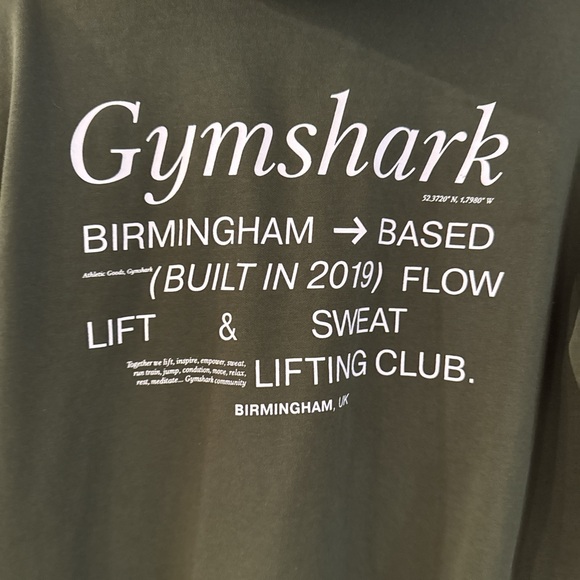 Gymshark Social Club Oversized Hoodie Green size small - Picture 5 of 6